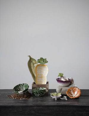 Stoneware Green Cabbage Set - The Collective Park City