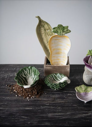 Stoneware Green Cabbage Set - The Collective Park City