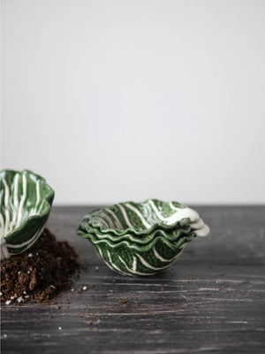 Stoneware Green Cabbage Set - The Collective Park City