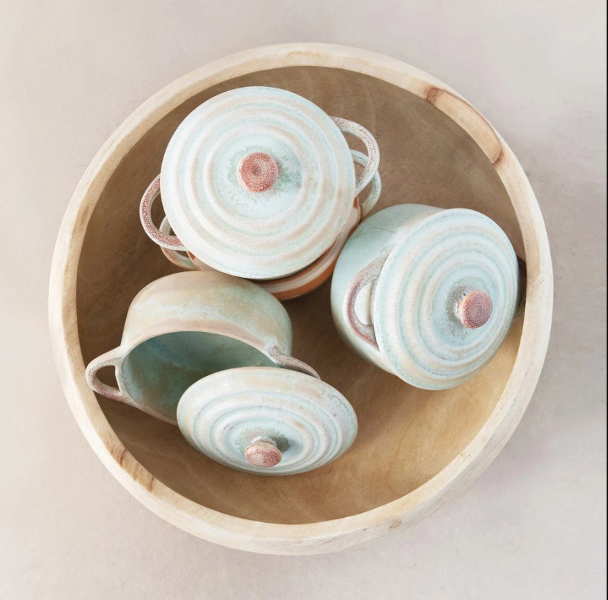 Stoneware Reactive Glaze Mini Baker Dish - The Collective Park City