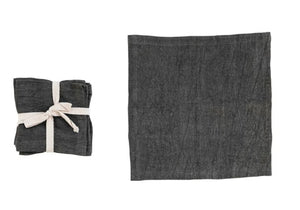 Stonewashed Linen Napkins - Set/4 - The Collective Park City