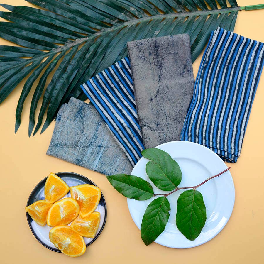 Stripe Table Napkin Linens - Set/4 - The Collective Park City