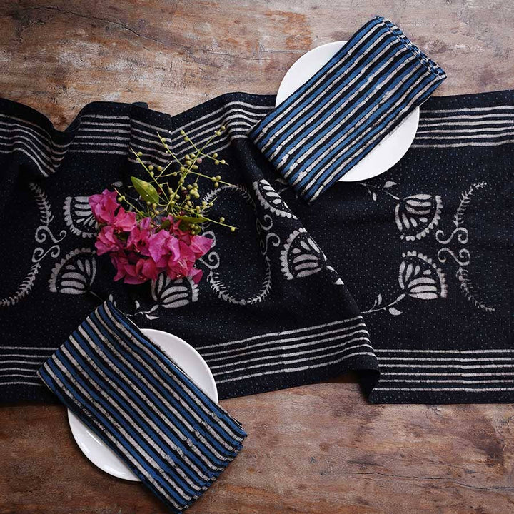 Stripe Table Napkin Linens - Set/4 - The Collective Park City