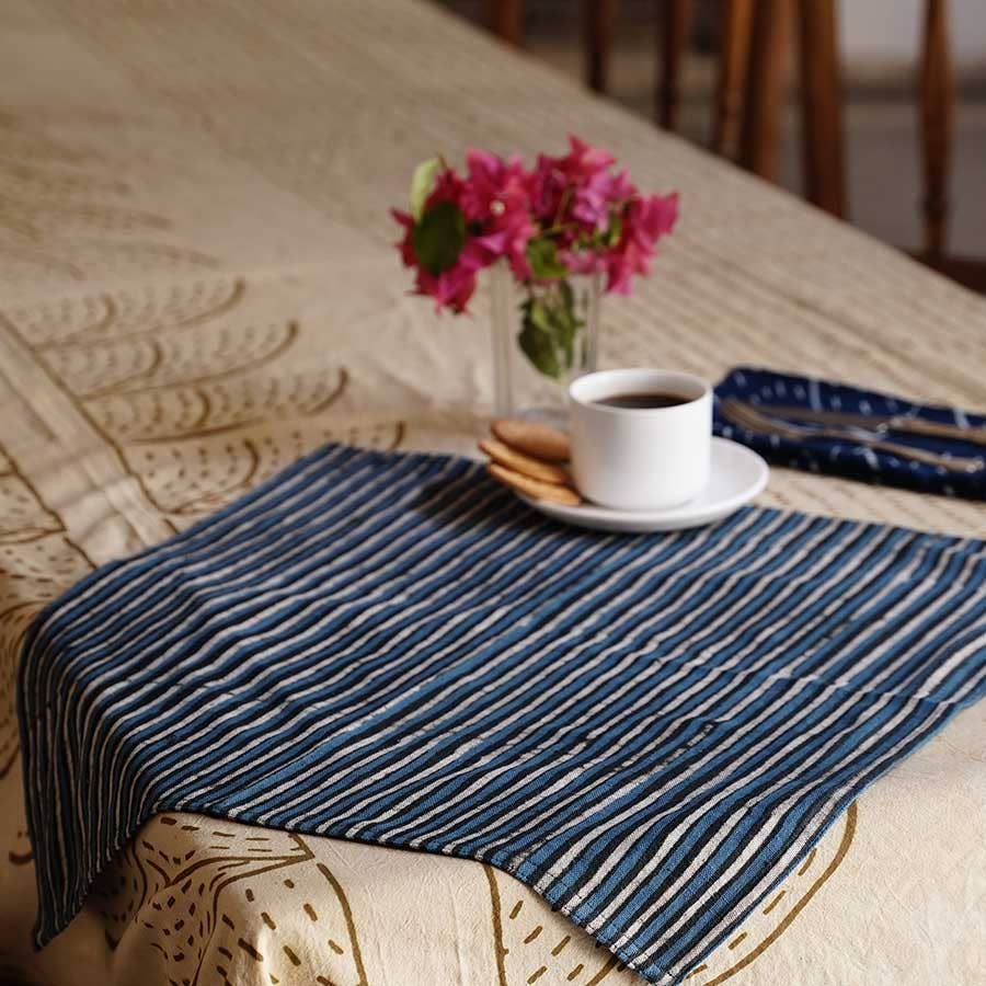 Stripe Table Napkin Linens - Set/4 - The Collective Park City