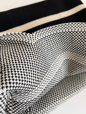 Striped Knit Wristlet Bag - The Collective Park City