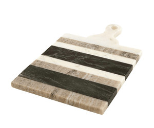 Striped Marble Board with Handle - The Collective Park City