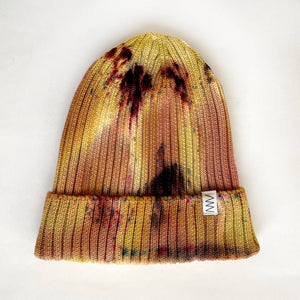 Sunflower Hand - dyed Beanie Hat - The Collective Park City
