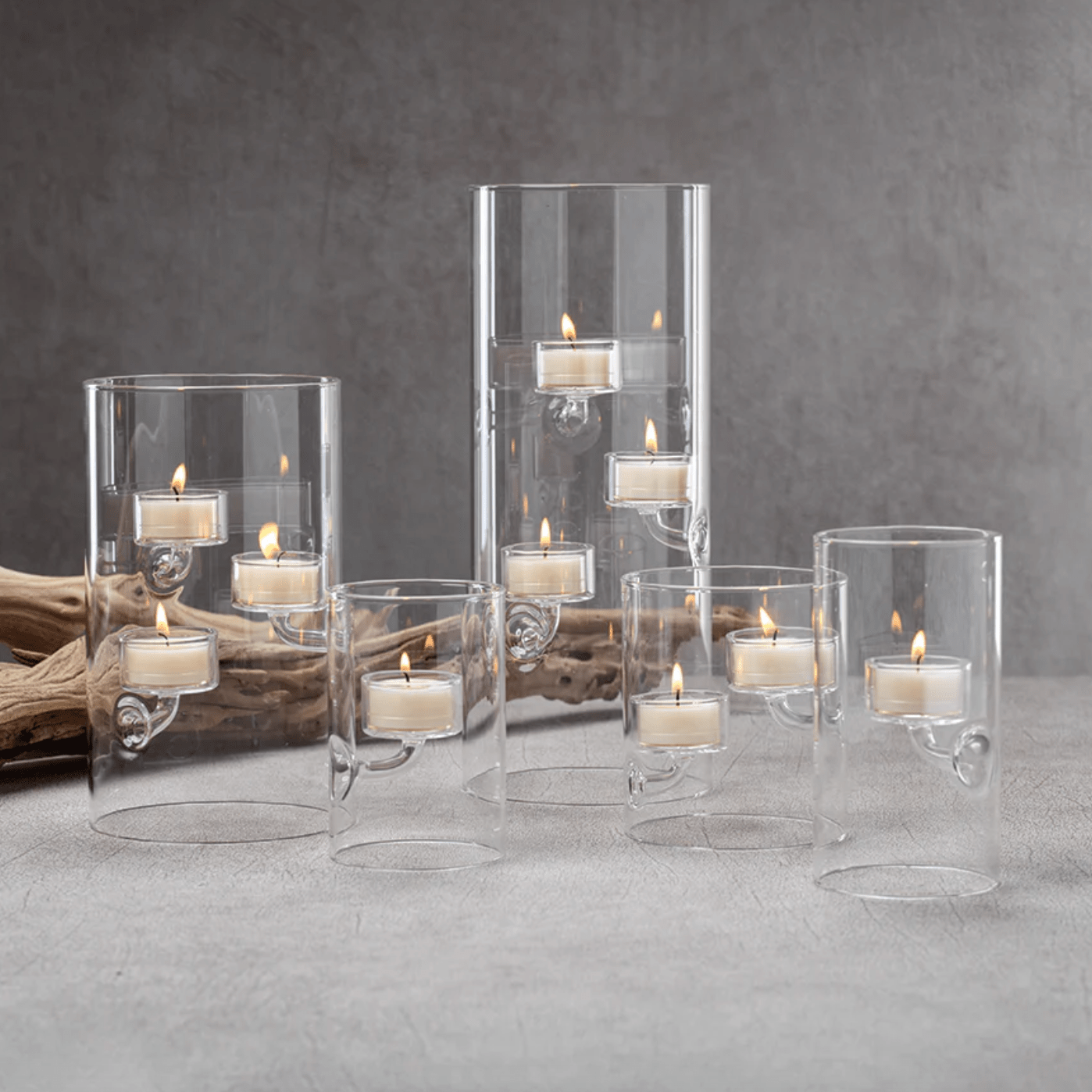 Suspended Tea Light Holder/Hurricane 3.25 in x 6 in - The Collective Park City