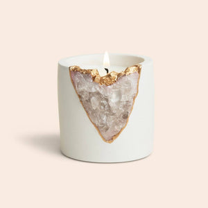 Sweet Musk Geode Candle - The Collective Park City