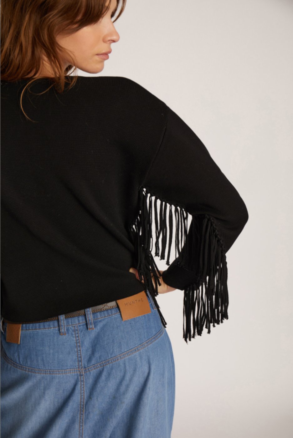 Tagillu Fringed Sweater - The Collective Park City