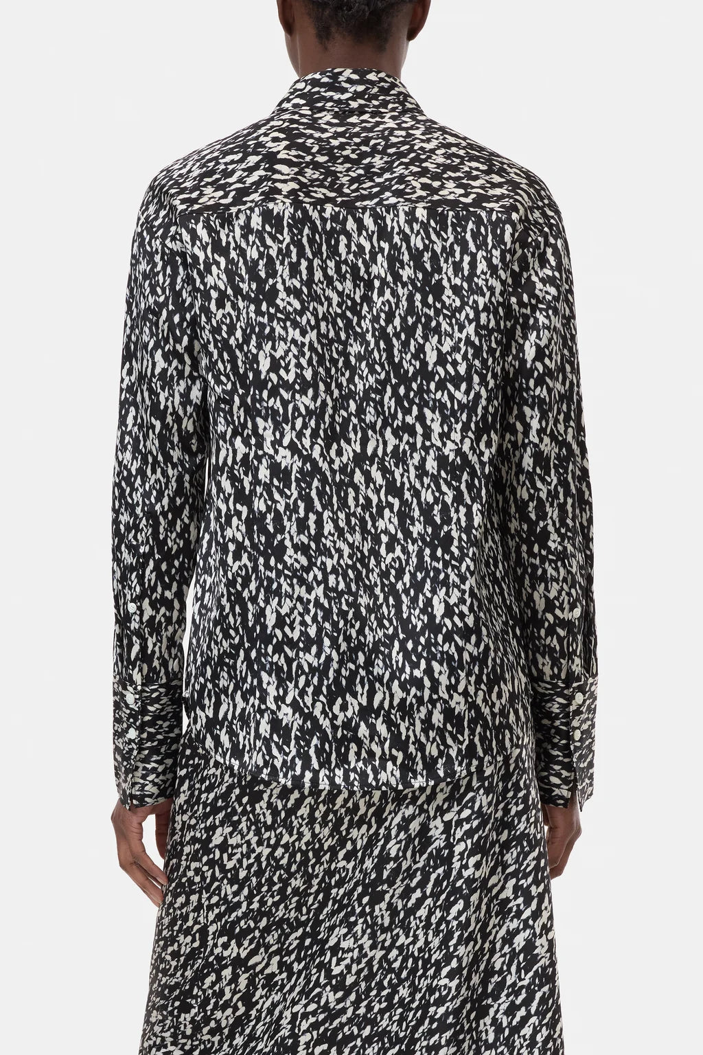 Tailored Button - Down Blouse - The Collective Park City