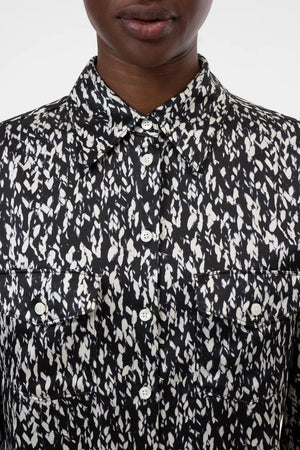 Tailored Button - Down Blouse - The Collective Park City