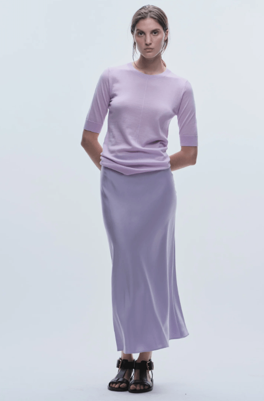 Talia Charmeuse Maxi Skirt - The Collective Park City