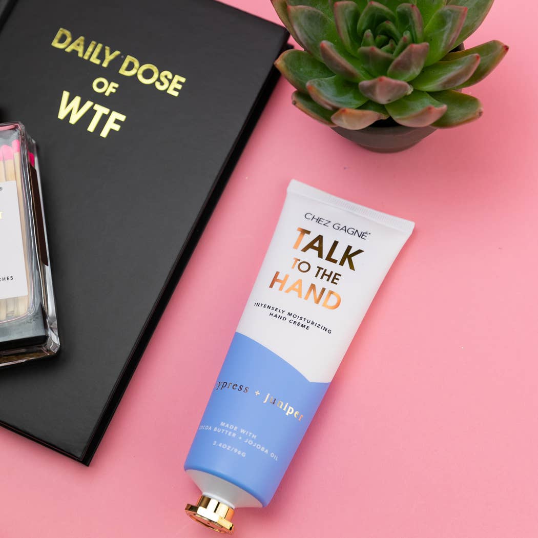 Talk to the Hand - Cypress + Juniper - Clean + Vegan Hand Crème - 3.4oz - The Collective Park City