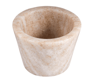 Tan Marble Pinch Bowl - The Collective Park City