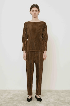 Tapered Plissé Pant - The Collective Park City