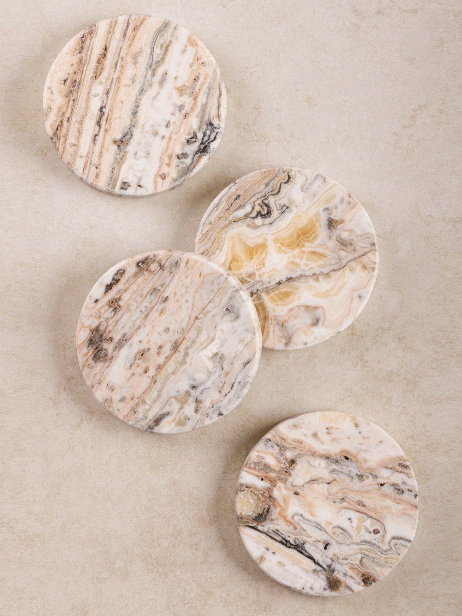 Tasmania Coasters / Set of 4 - The Collective Park City