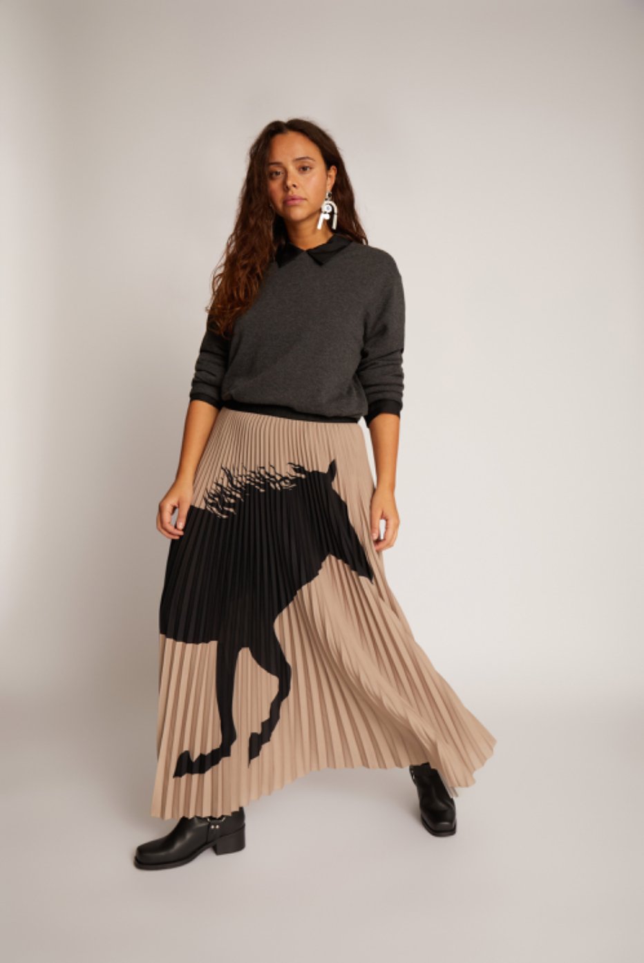 Taulla Pleated Skirt - The Collective Park City