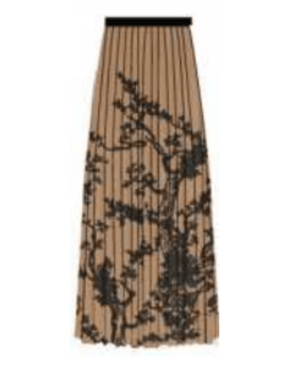 Taulla Pleated Skirt - Floral - The Collective Park City