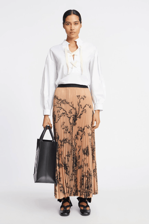 Taulla Pleated Skirt - Nature - The Collective Park City