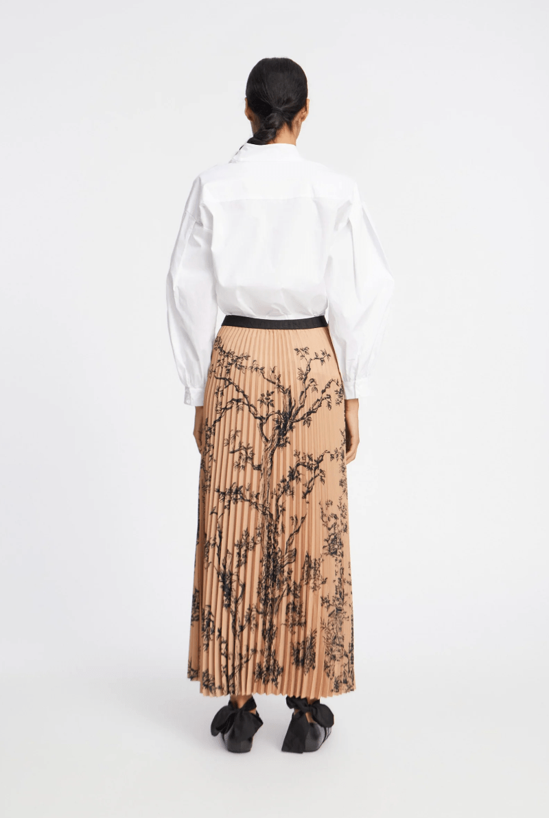 Taulla Pleated Skirt - Nature - The Collective Park City