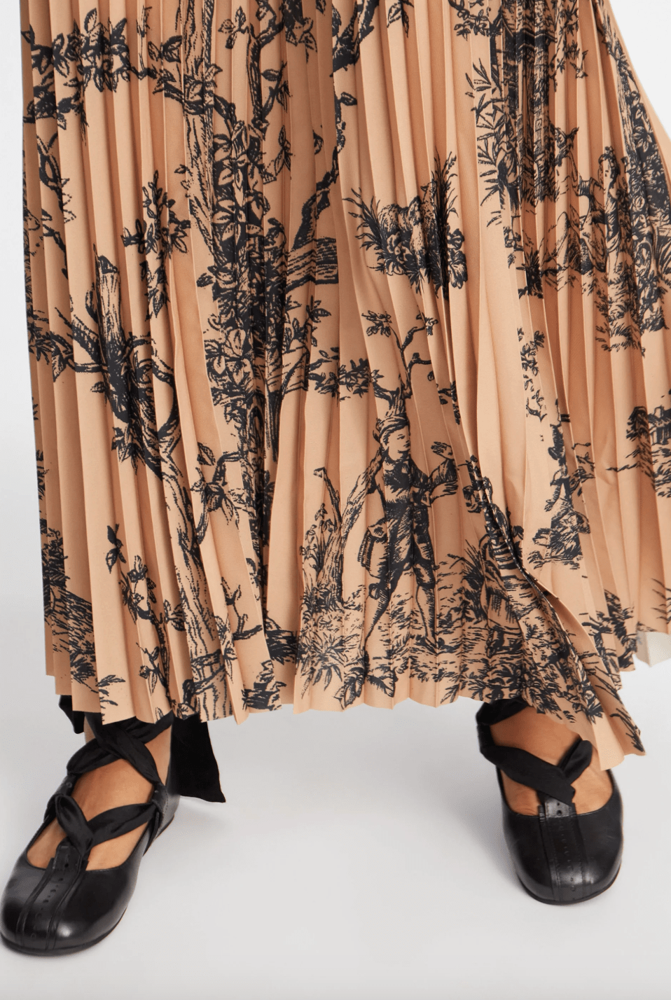 Taulla Pleated Skirt - Nature - The Collective Park City