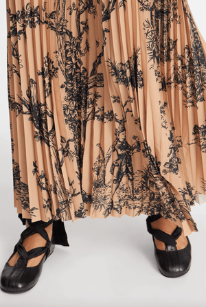 Taulla Pleated Skirt - Nature - The Collective Park City