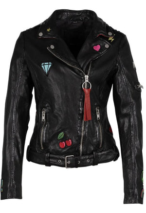 Tavi 2 Patchwork Leather Jacket - The Collective Park City