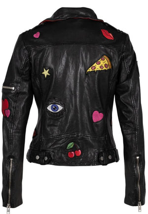 Tavi 2 Patchwork Leather Jacket - The Collective Park City