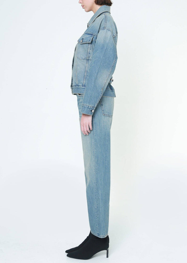Taylor Boxy Straight Fit Jean - Key West - The Collective Park City