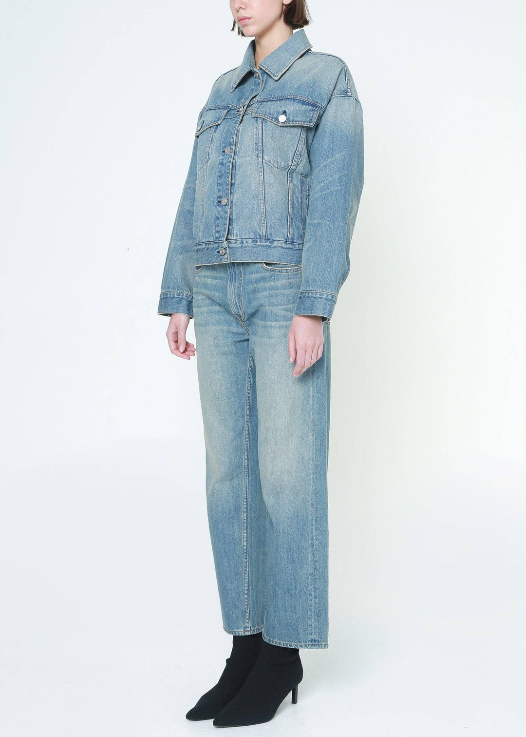 Taylor Boxy Straight Fit Jean - Key West - The Collective Park City