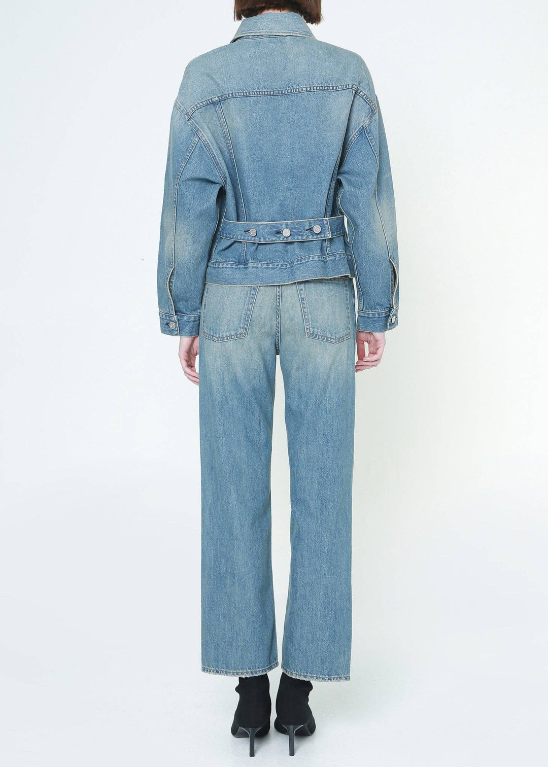 Taylor Boxy Straight Fit Jean - Key West - The Collective Park City