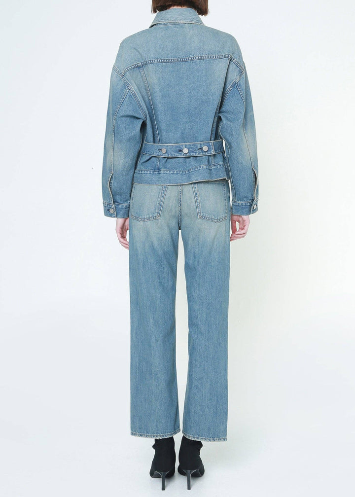 Taylor Boxy Straight Fit Jean - Key West - The Collective Park City