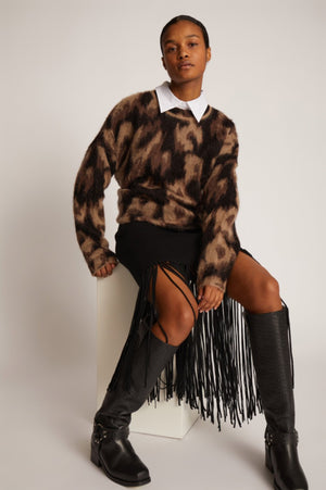 Tayru Fringe Skirt - The Collective Park City