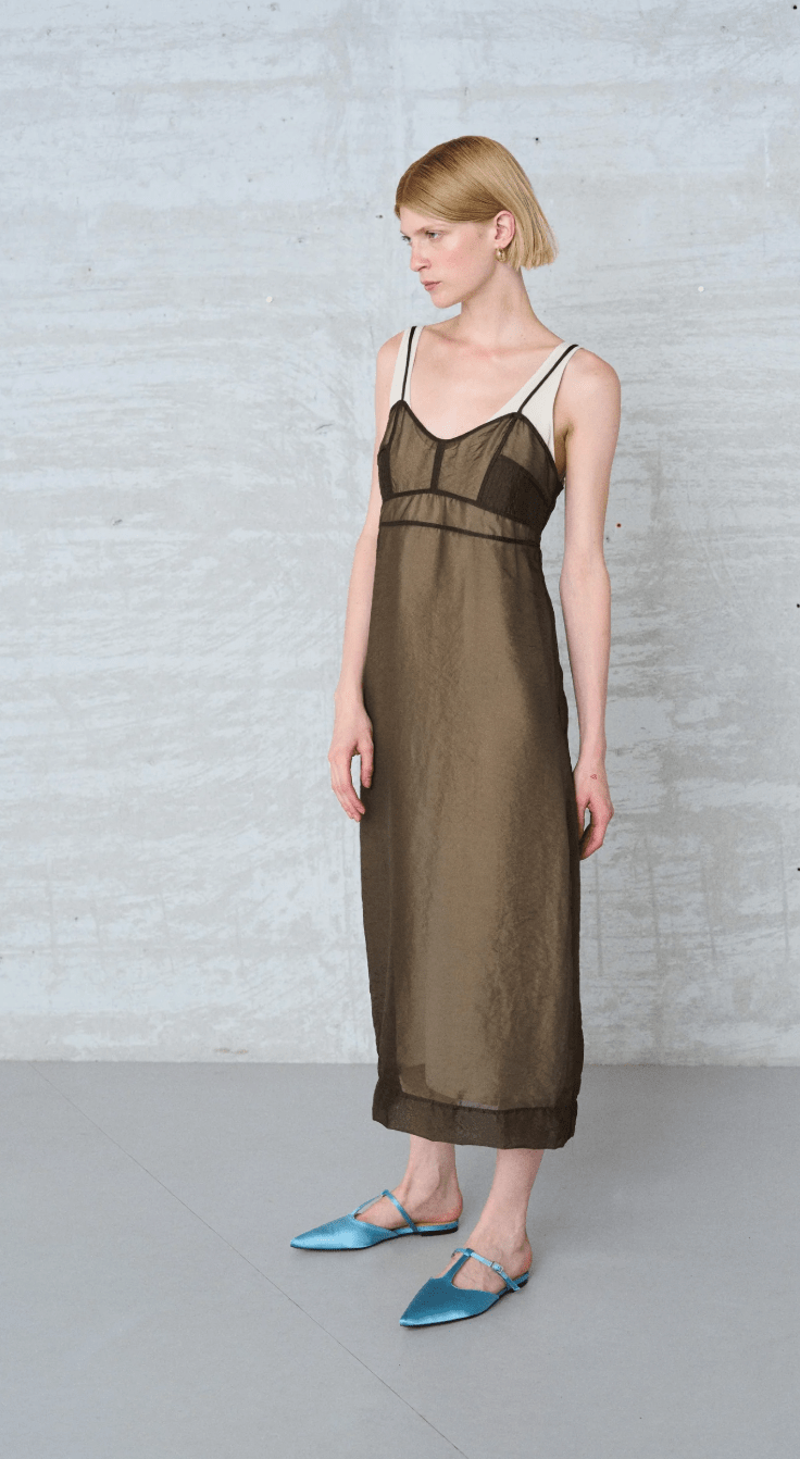 Tebe Layered Sheer Dress - The Collective Park City