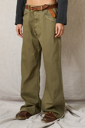 Teri Wide Leg Pant - Twill - The Collective Park City