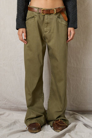 Teri Wide Leg Pant - Twill - The Collective Park City