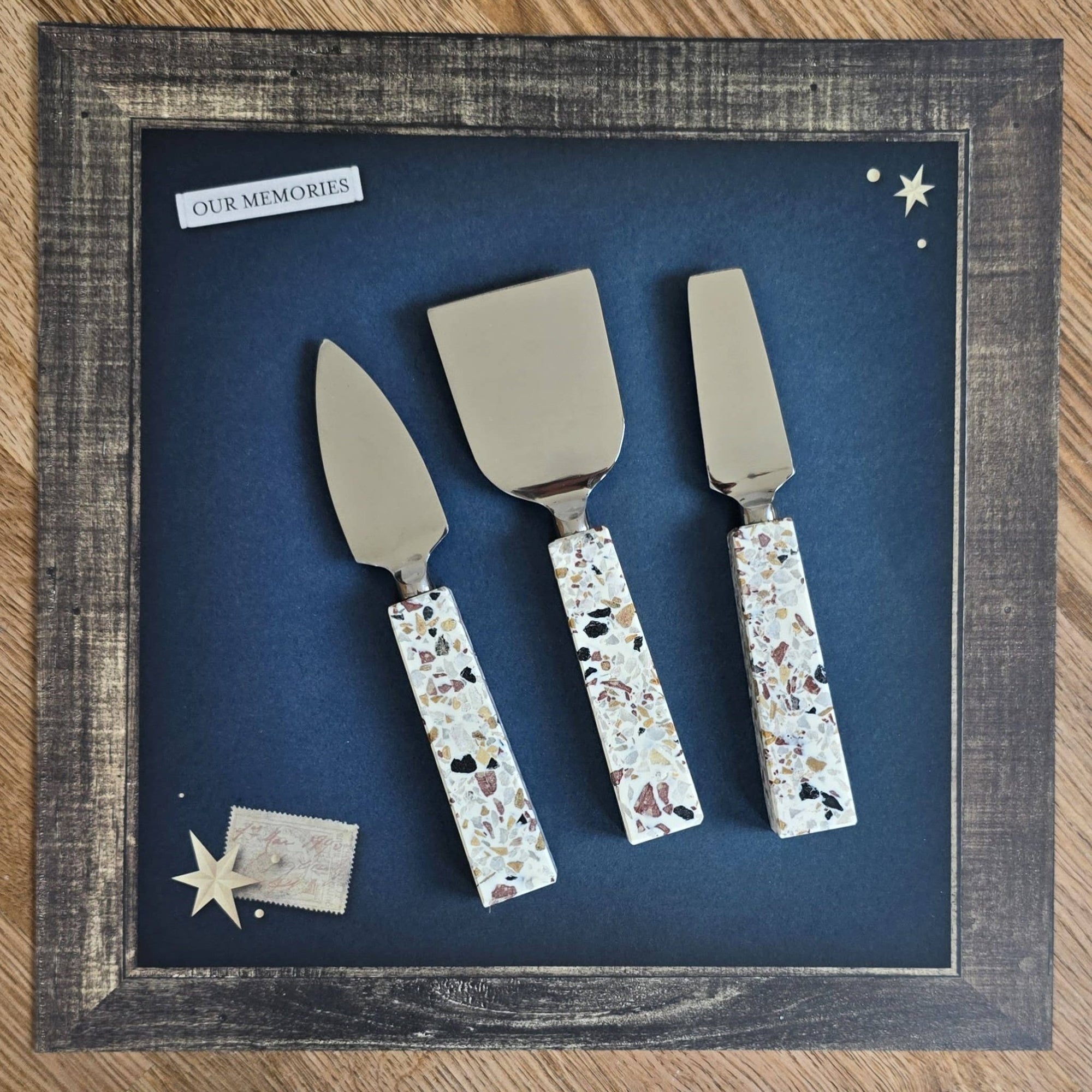 Terrazzo Cheese Knife - The Collective Park City