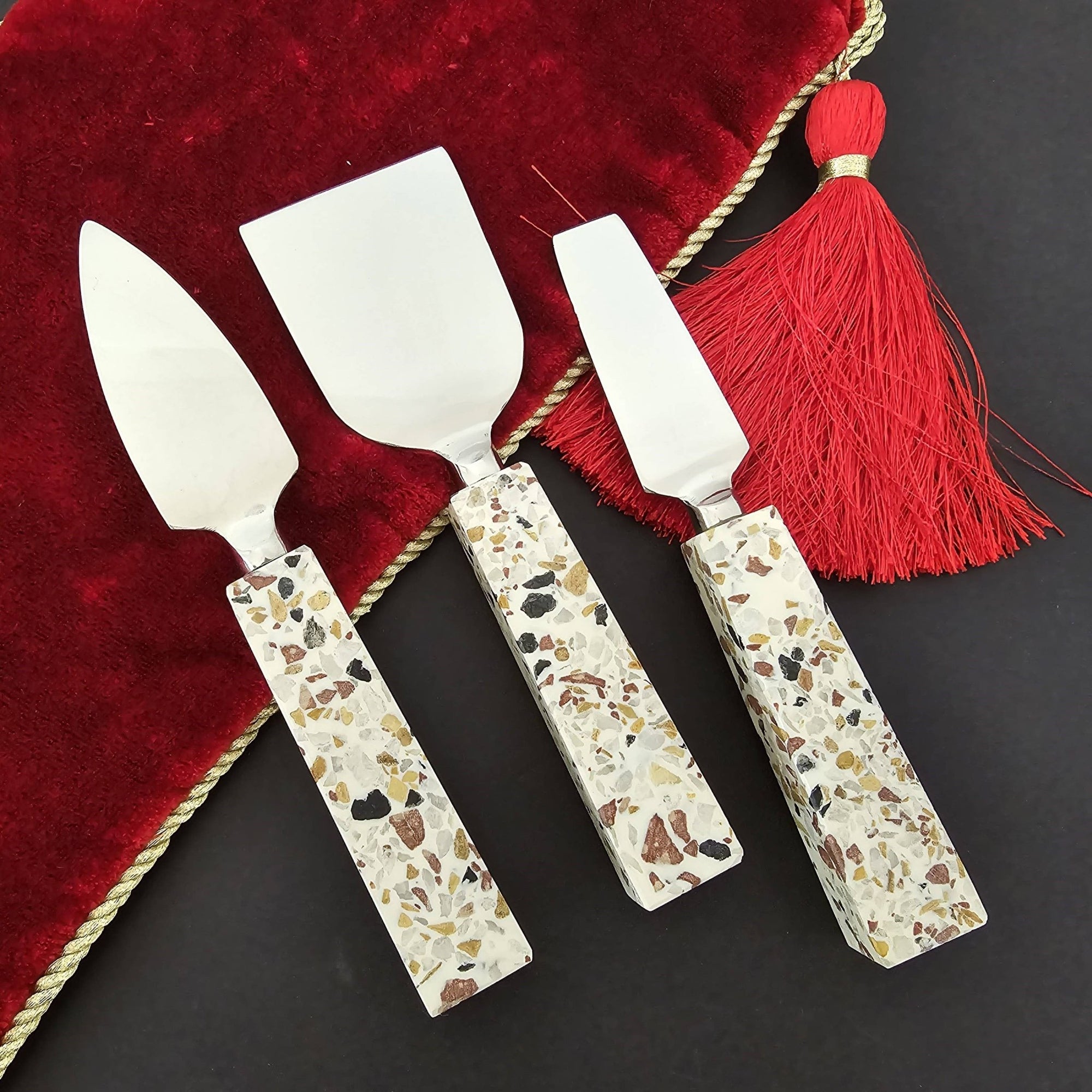 Terrazzo Cheese Knife - The Collective Park City