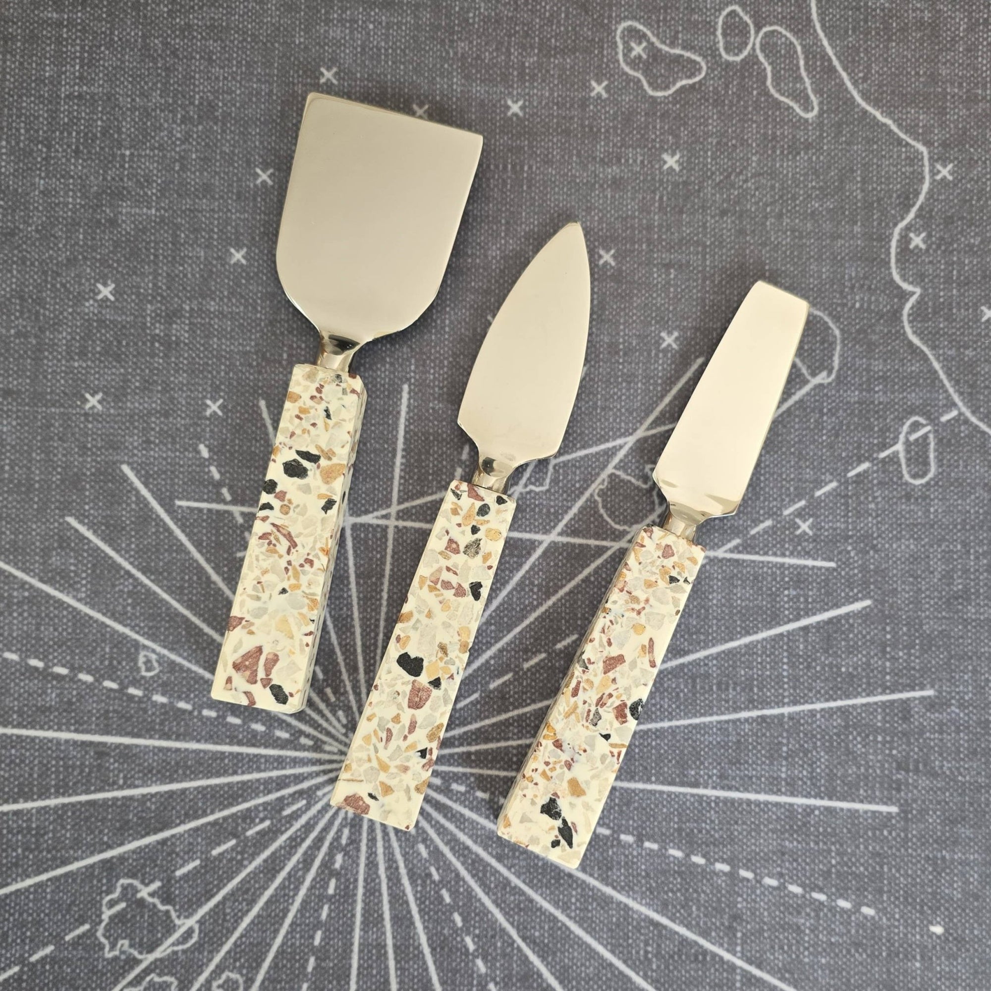 Terrazzo Cheese Knife - The Collective Park City