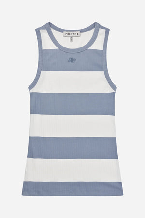 Tezza Tank Top - Blue Stripes - The Collective Park City