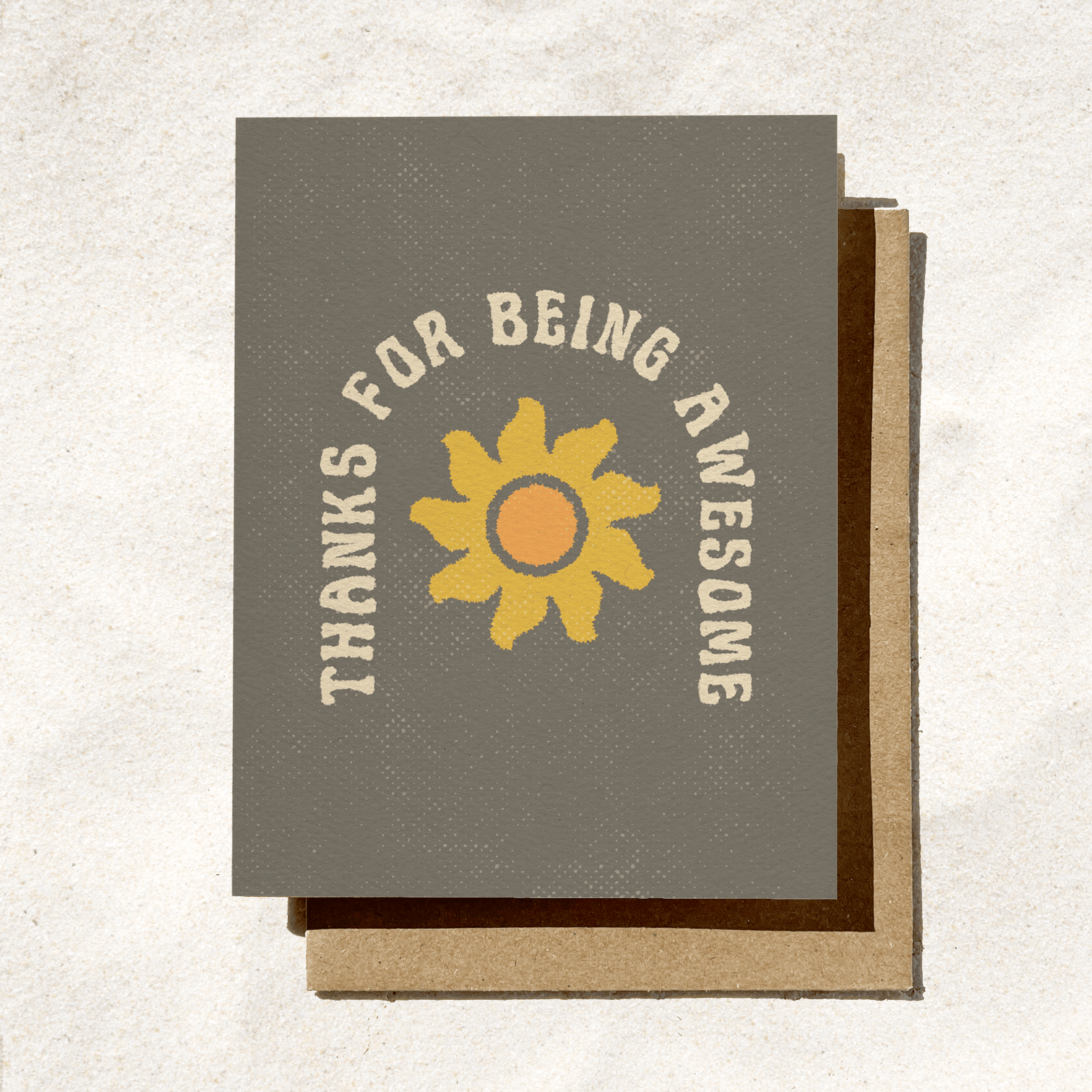 Thanks For Being Awesome Greeting Card - The Collective Park City