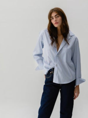 The CROP Boyfriend Shirt - The Collective Park City