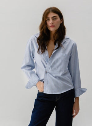 The CROP Boyfriend Shirt - The Collective Park City