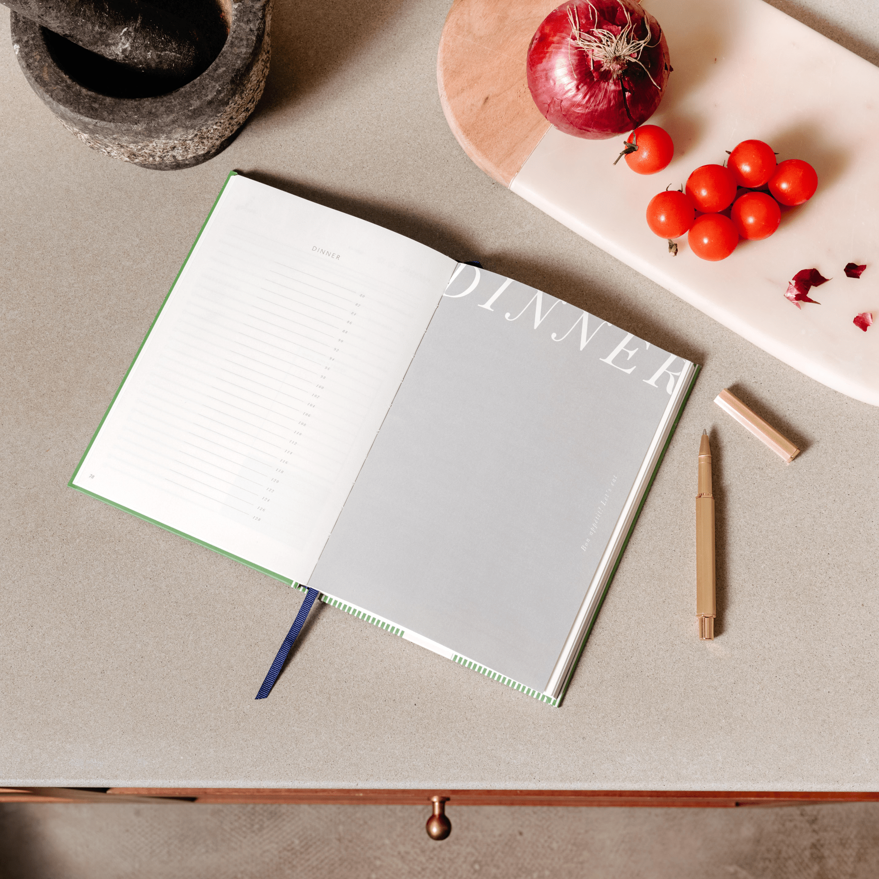 The Vineyard A5 Hardcover Guided Recipe Journal - The Collective Park City