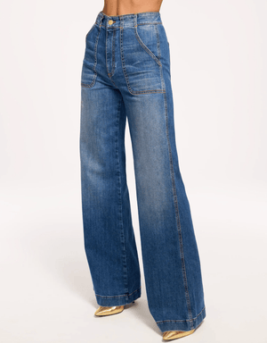 Theodora High Rise Wide Leg Jean - The Collective Park City