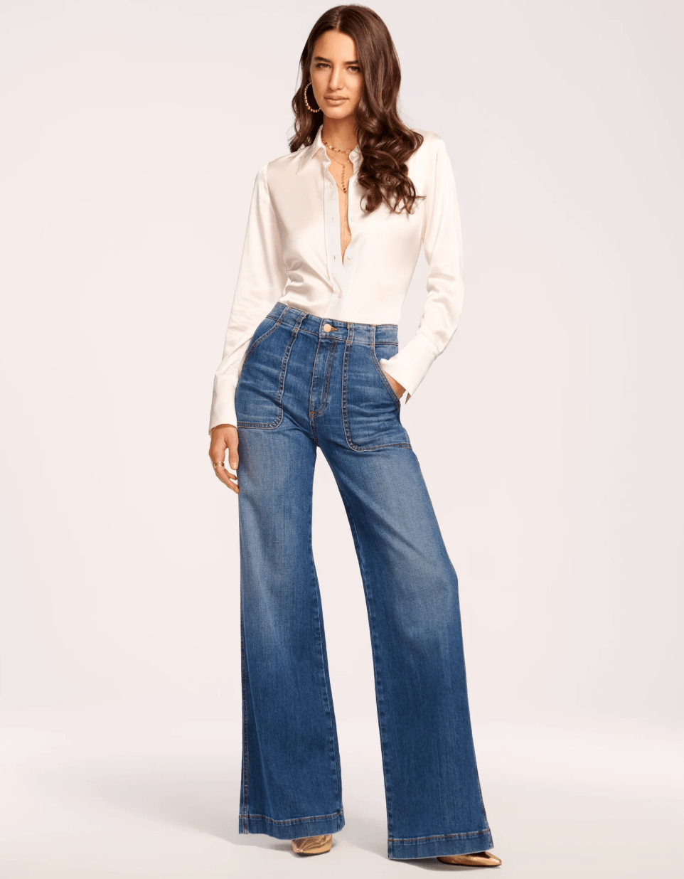 Theodora High Rise Wide Leg Jean - The Collective Park City