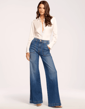 Theodora High Rise Wide Leg Jean - The Collective Park City