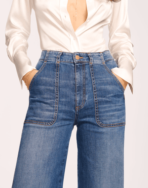 Theodora High Rise Wide Leg Jean - The Collective Park City