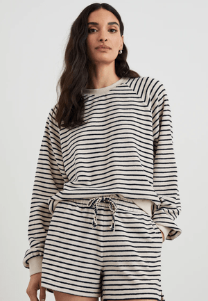 Theron Sweatshirt / Sailor Stripe - The Collective Park City